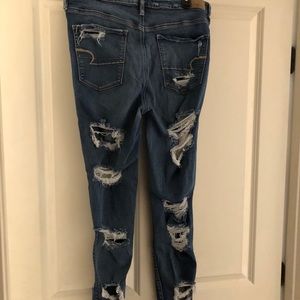 Distressed jeans